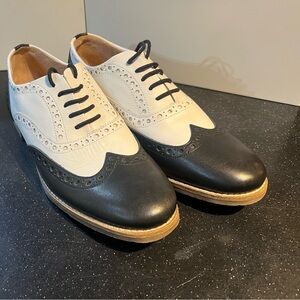 Vanilla Moon Classic Black and White Men's Brogues